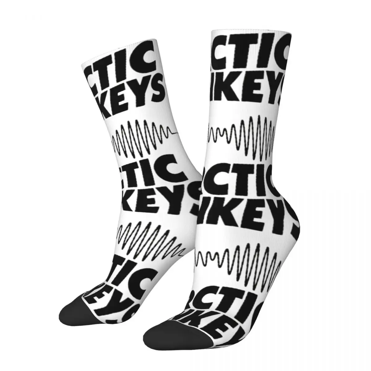 Funny Arctic Monkeys Band Design Theme Warm Crew Socks Stuff All Seasons Rock Punk Cotton Long Socks Sweat Absorbing