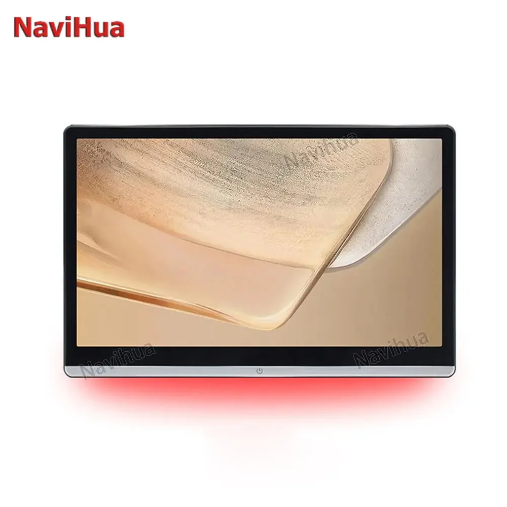 NaviHua Retractable Design Back Seat 4k Screen Smart TV Car Android Headrest Monitor Rear Seat Entertainment 14inch 4G SIM