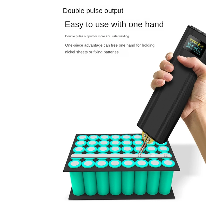 Portable Handheld Battery Spot Welding Machine Color Screen Digital Display 18650 Lithium Battery Spot Welding Machine