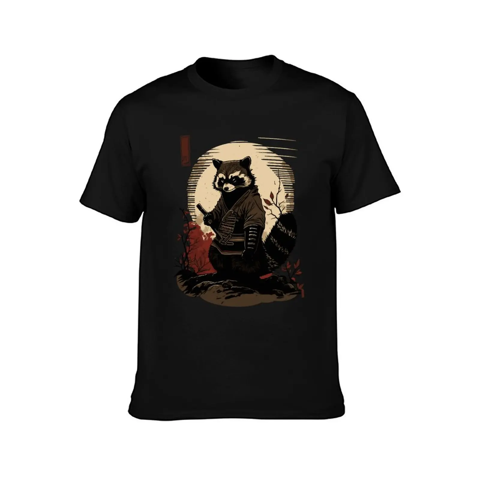 baka racoon 1 T-Shirt Plus Size Summer Casual T-Shirt