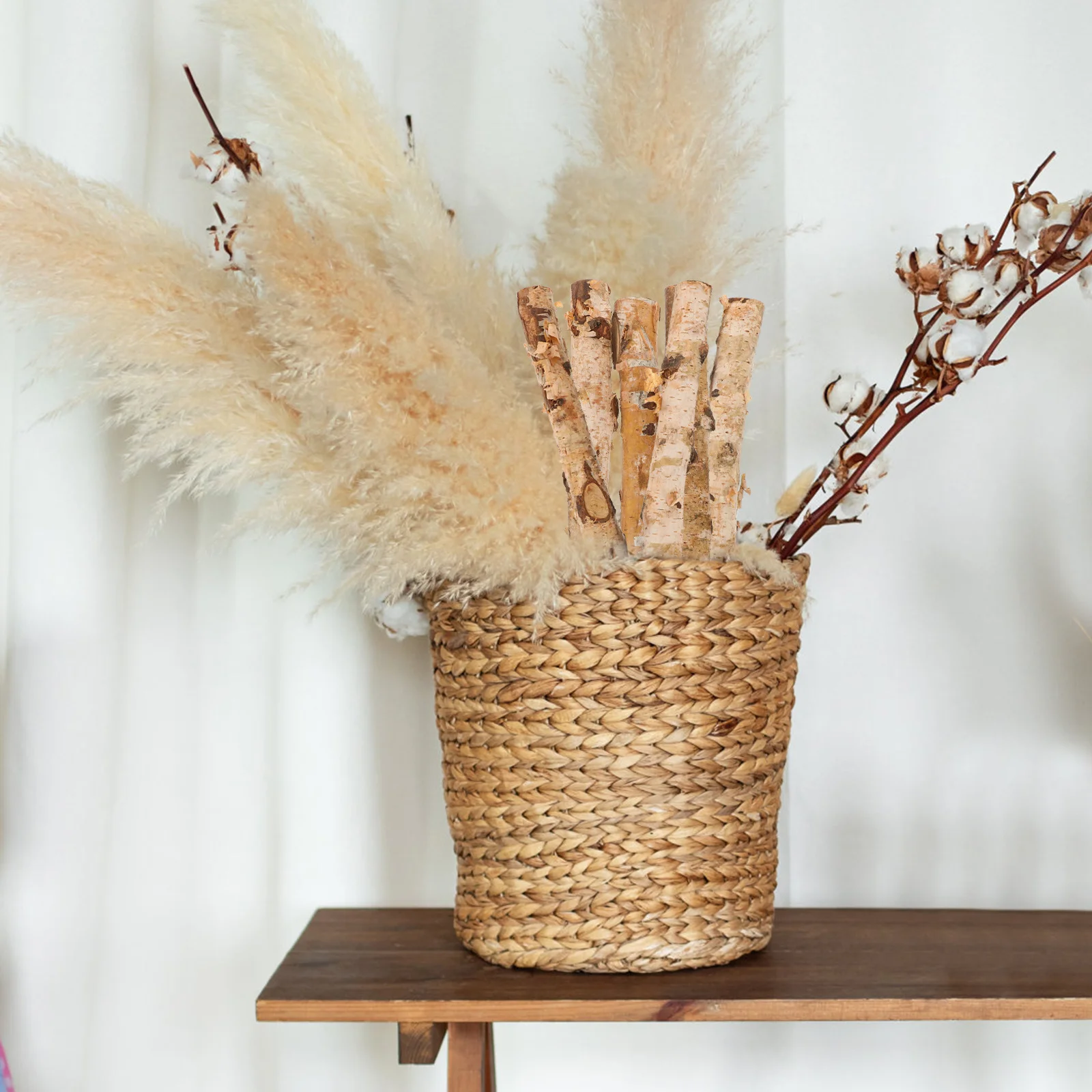 

6pcs Birch Wood Sticks Natural Wooden Twigs For Diy Crafts Decoration Photo Props Fairy Gardens Christmas Ornaments Craft