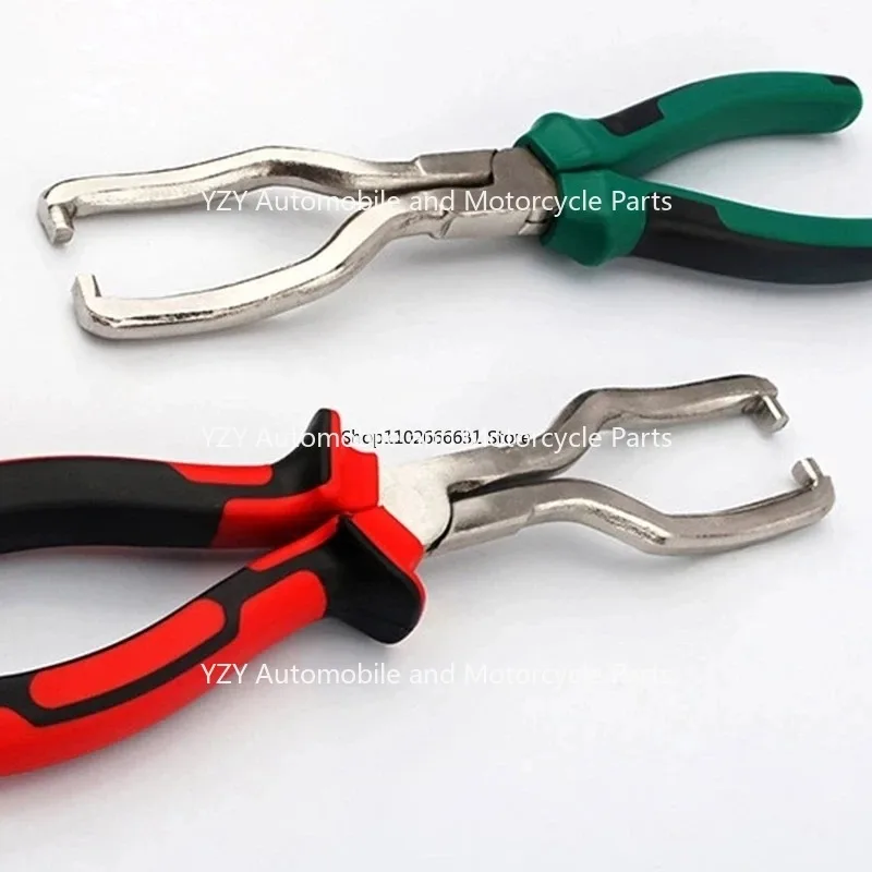 

Fuel Line Clip Pipe Plier Disconnect Removal Tool Car Hose Clamp Plier Car Angled Clip Plier Tube Bundle Removal Repair Tool