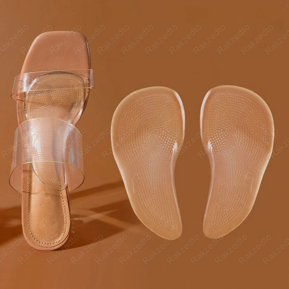 Silicone Shoe Pads Man Woman Plantar Fasciitis Flat Feet Arch Support Orthopedic Insoles for Shoes And Boots Support Foot Pads