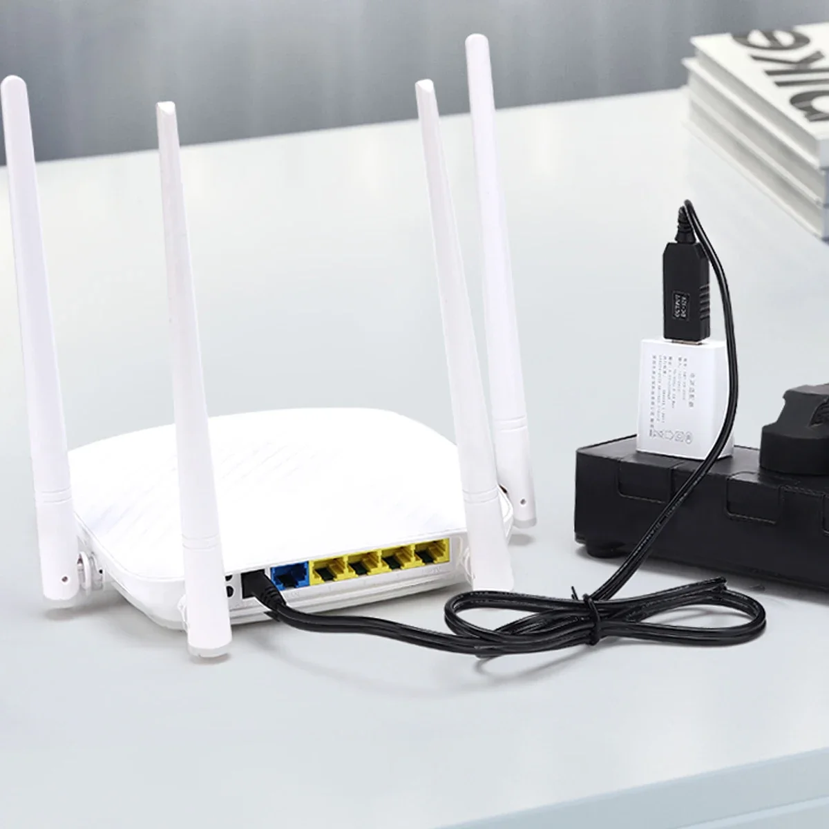 DC 5V do 12V Przewód podwyższający WiFi do Powerbank Złącze kabla USB Konwerter podwyższający do routera Wi-Fi Modem Wentylator Głośnik