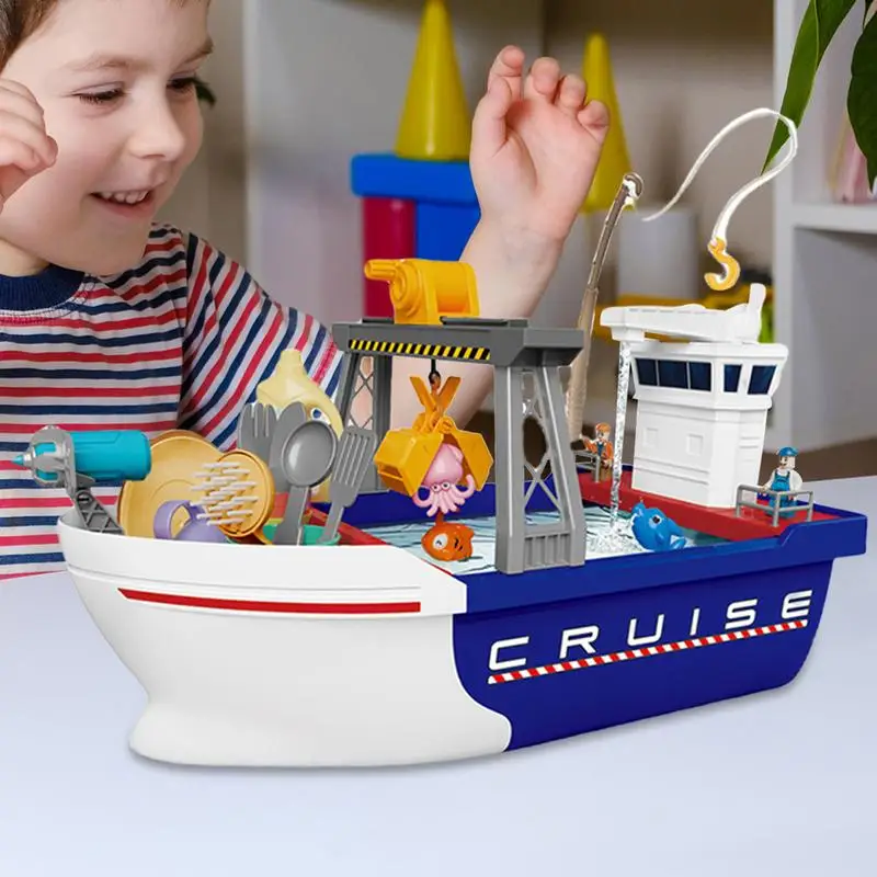 Spielzeug Boote Für Wasser Spielen Kinder Pretend Spielen-Geschirrspüler Set Pool Schwimmende Angeln Spielzeug Spaß Kinder Pretend-spiel-Geschirrspüler Set In