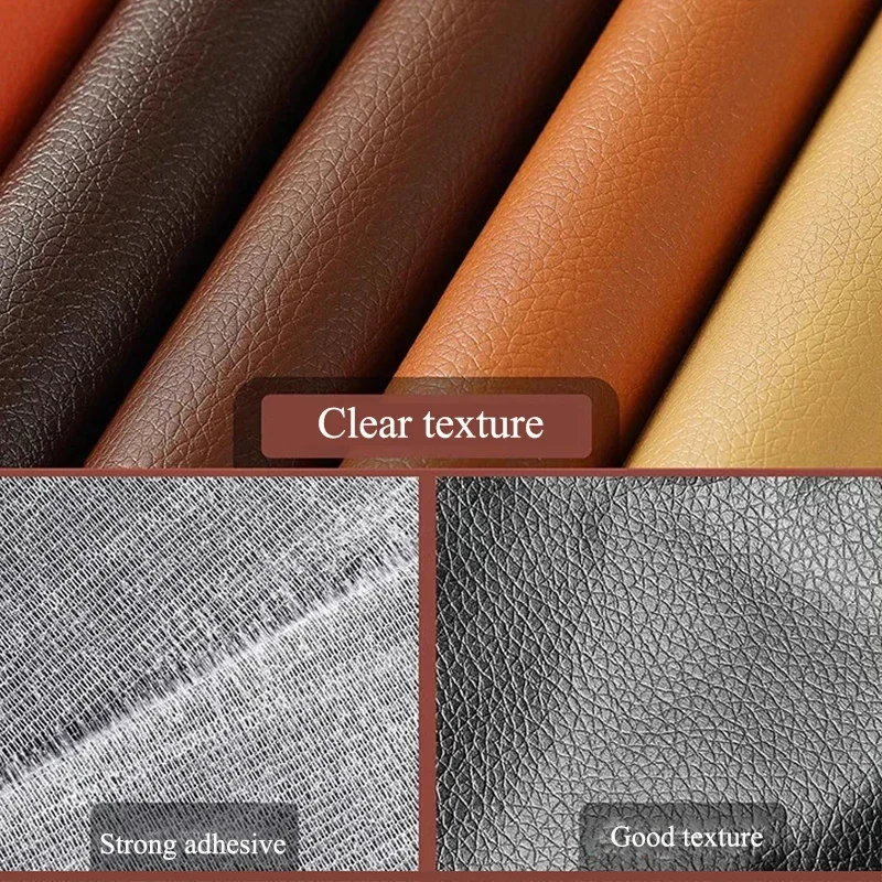 Artificial Leather Repair Sticker Self Adhesive PU Leather Repair Patch for Sofa Car Seat Office Chair Upholstery