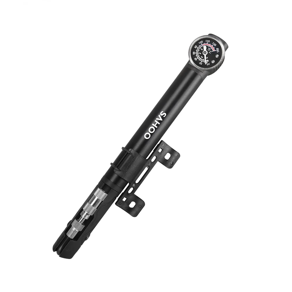 Portable Bicycle Pump Accessory Aluminum Alloy Tire Air Inflator MTB Mountain Road Bike Car Scooter Schrader Presta Valve AV FV