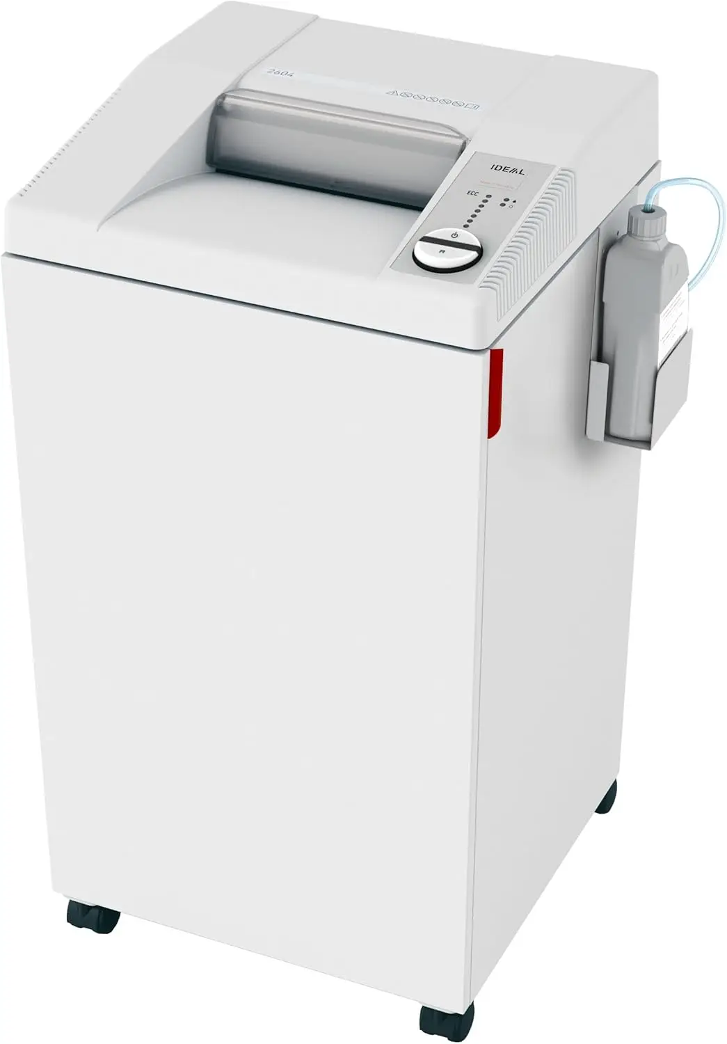 Continuous Operation, 23 to 25 Sheet Feed Capacity, 26 gal Bin, Shred Staples/Paper Clips/Credit Cards/CDs/DVDs