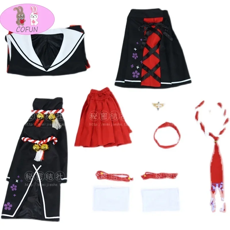 Vtuber Hololive Ookami Mio Costume Cosplay Vestito di Halloween Vestito Delle Donne Gioco di Ruolo Vestito Del Partito Gioco Nuovo 2022