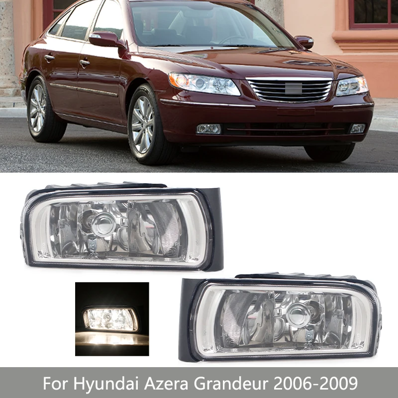 

Передний бампер автомобиля, противотуманная фара в сборе для Hyundai Azera Grandeur 2006, 2007, 2008, 2009, противотуманная фара 92201-3L100 92202-3L100