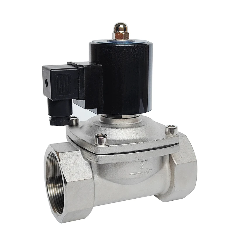 

2" Normally Closed Solenoid Valve 24V 12V 220V 110V IP65 Waterproof Stainless steel Solenoid Valves