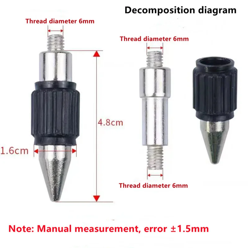 3PC Laser Level Instrument General Feet Screw Universal Leg Accessories for Rotatable Aluminum Alloy Bracket Base Laser Level