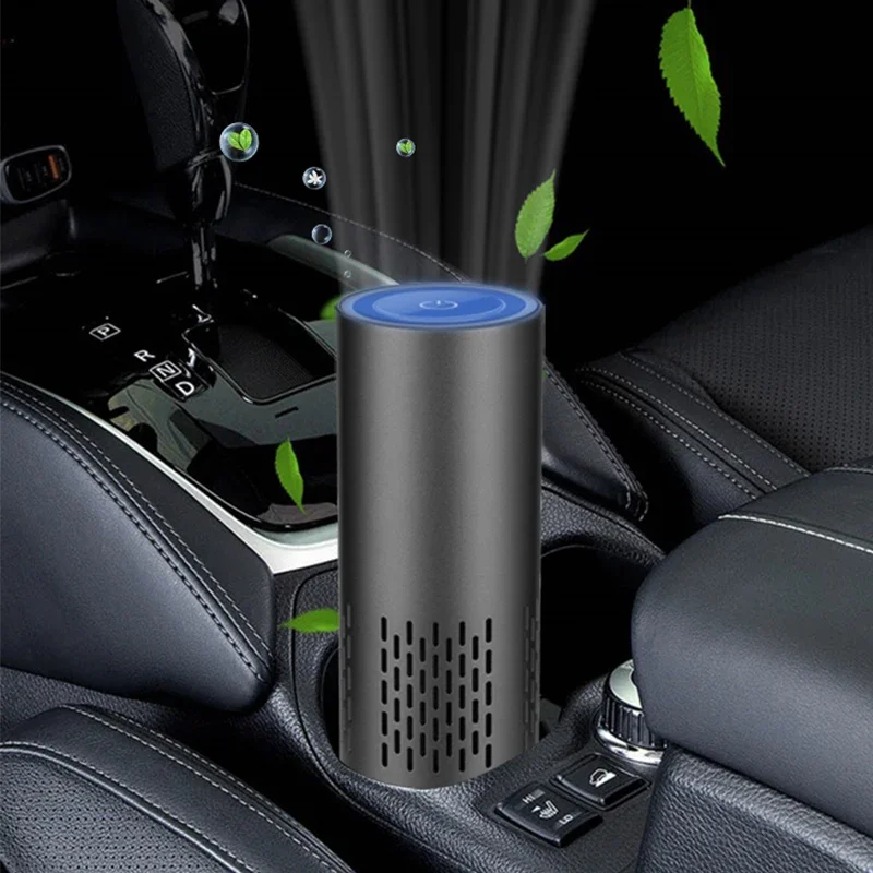 Xiaomi Youpin Car Air Purifier Aluminium Alloy Vehicle Negative Anion Generator Filters Desktop Purifier Air Cleaner Freshener