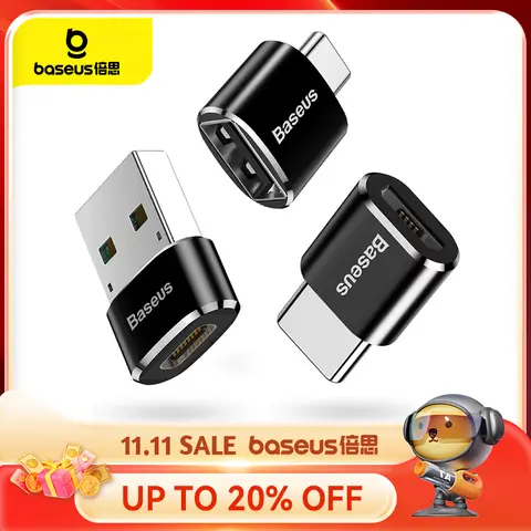 USB to Type C OTG Adapter for Macbook and S20 BASEUS