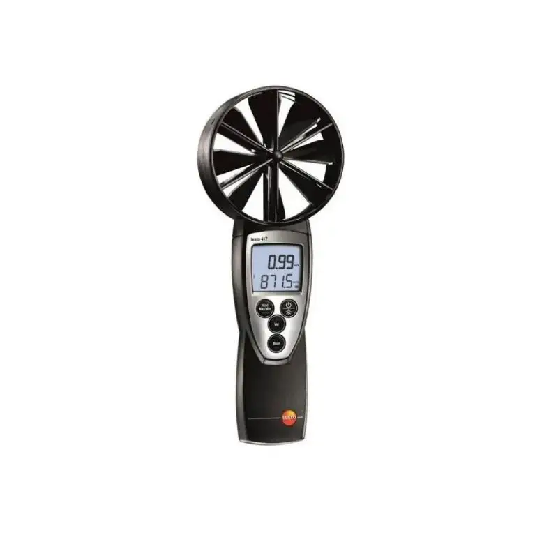 

Testo 417 kit2 Digital Vane Anemometer Kit with measurement funnels and flow straightener, 59.1 to 3937 fpm, 0.1 to 118 CFM