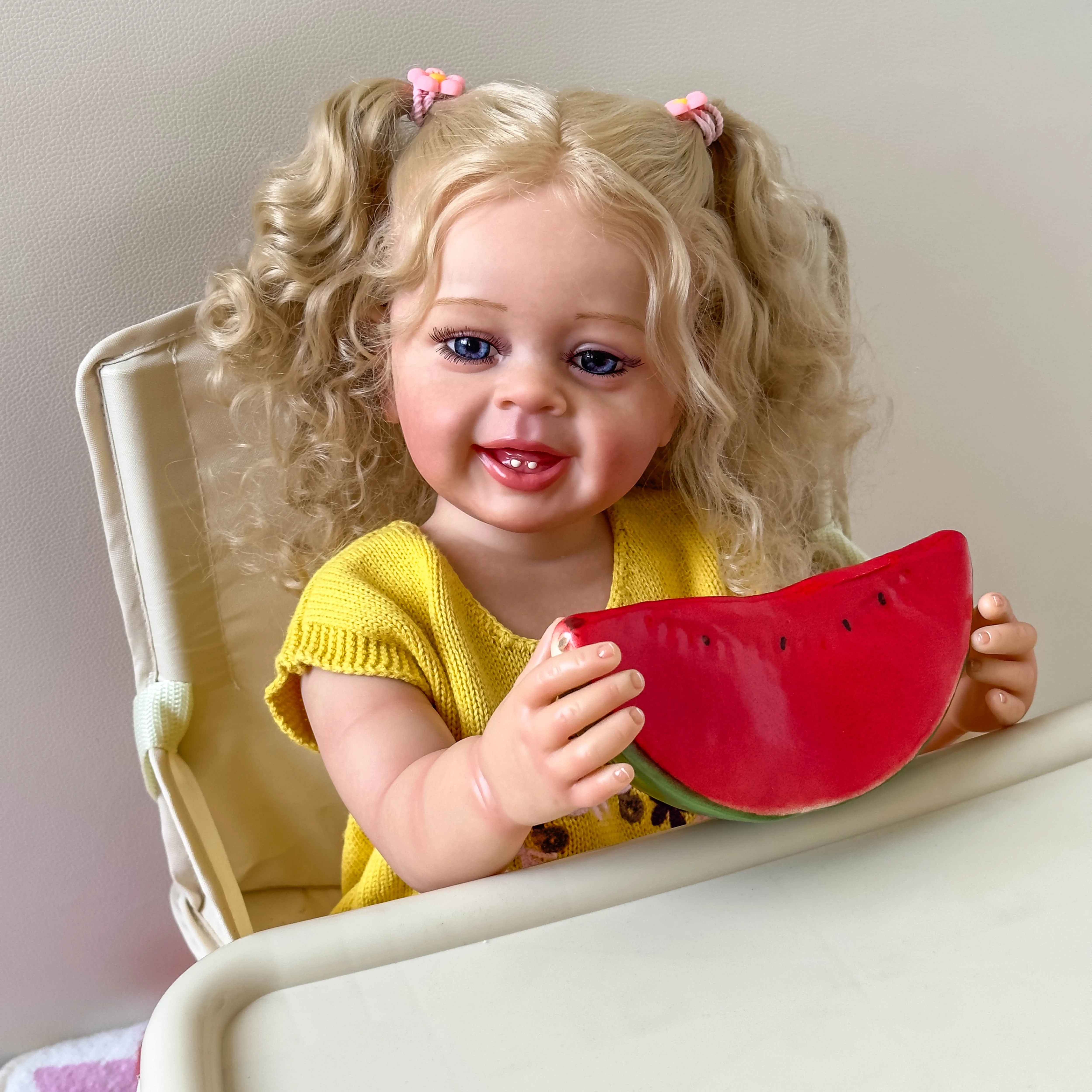 

NPK 55 см мягкая силиконовая кукла Reborn для маленьких девочек, настоящее прикосновение, Янник, детская игрушка для ванной, водонепроницаемая, идеальный подарок