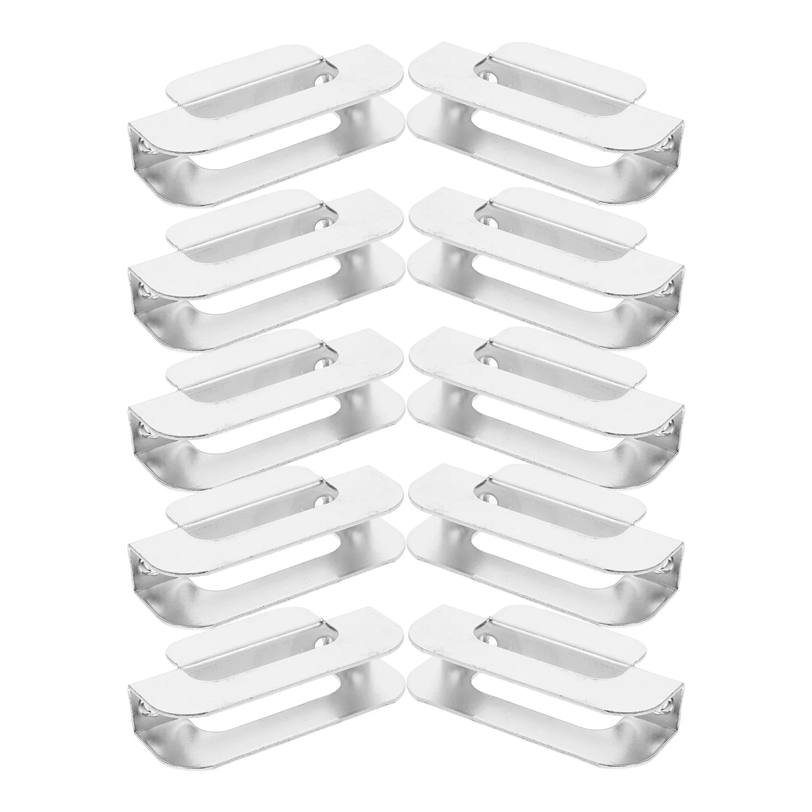

10pcs H-shaped Snap Slot Cover Hardware Accessories Iron for Wood Panels Shelf Brackets Heavy Duty Easy Installation