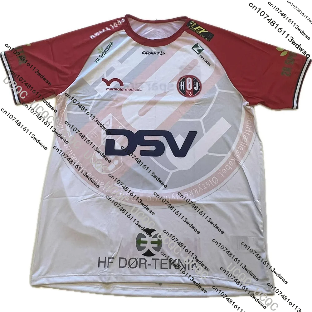 HOJ النخبة Herrer الدنماركية 26/25 جديد وصول الدنمارك ثلاثية الأبعاد طباعة كرة اليد جيرسي تي شيرت غير رسمي تنفس رجالي طفل كرة اليد التدريب