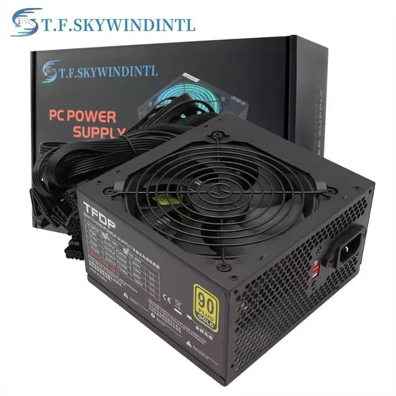 800 واط مصدر الطاقة 80 زائد ATX PSU الذهب التعدين غير وحدة الجهد الكامل 110-220 فولت 20 + 4PIN مصدر الطاقة مناسبة لأجهزة الكمبيوتر المكتبية