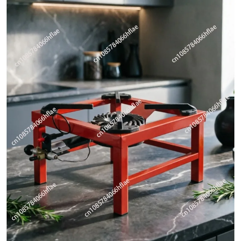 Commercial Cast Iron Wok Range, High-BTU Gas Burner with Flame Failure Device (FFD) for Restaurant & Hotel Kitchens
