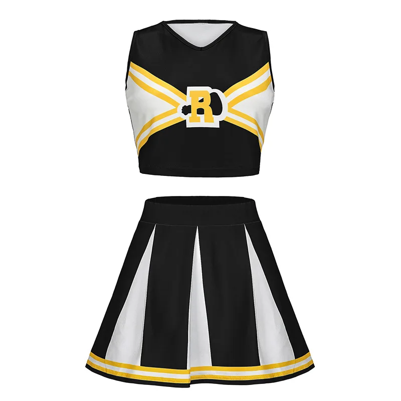 2024 Custom Performance Competition Team Cheers Pom Poms Mädchen Frauen Cheerleading Outfit High School Cheerleader Uniform