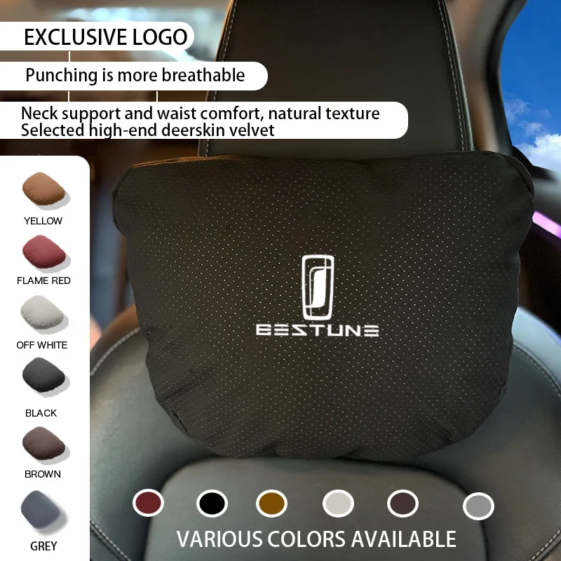 

Bestune B05 E05 T55 T77 B70s B70 Pro T99 T90 NAT X40 X50 B30 M9 Accessories Car Neck Headrest Pillow Seat Lumbar Spine Protector