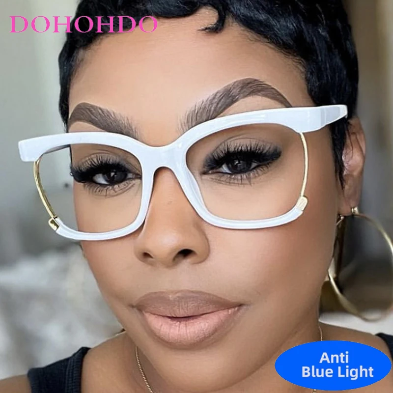 

New Luxury Brand Designer Retro Square Eyeglasses Men Women Computer Anti Blue Light Glasses Fashion Eyeglasses For Reading Очки