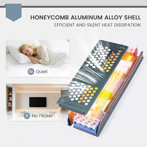 LED Power Supply AC 220V TO DC 12V 24V LED Driver Lighting Transformer 12V 24V 60W 100W 150W 200W 300W 400W For LED Strip Lights