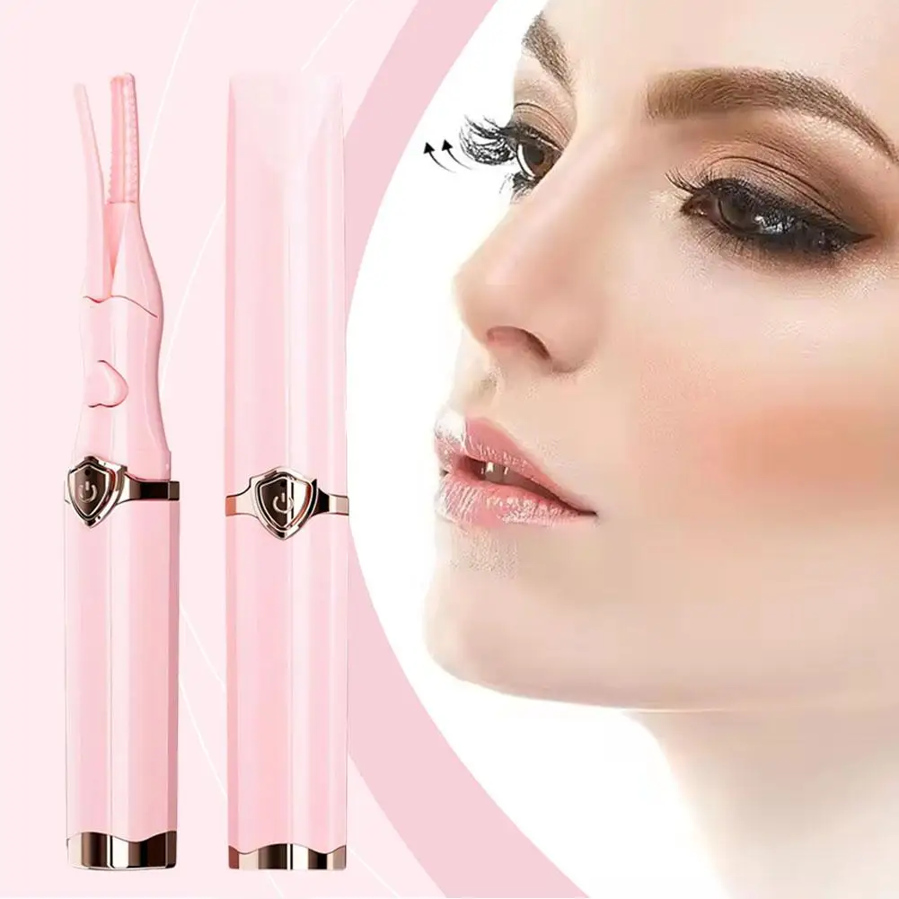 

Electric Heated Eyelash Curler Portable Eyelash Curling Quick Heating Lasting Curler Natural Long Device Tool Eyelash up Ma A7P8