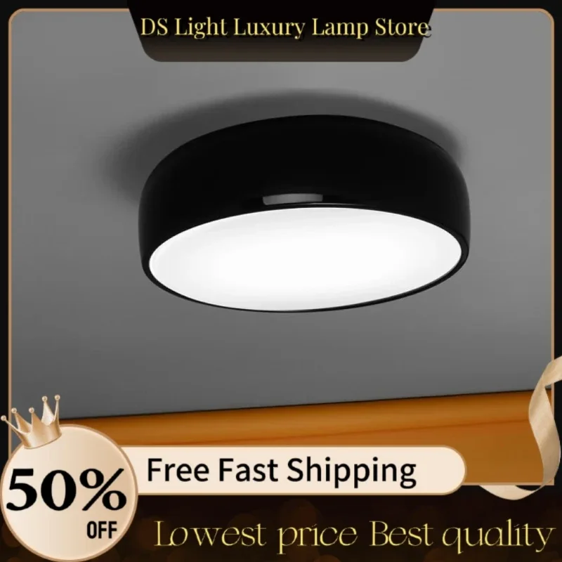 Italian designer Smithfield bedroom ceiling light metal circular lights restaurant living room study home decoration LED lights