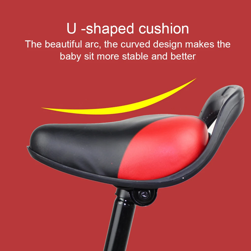 

Kids Mountain Bike Saddle Waterproof Steel Seat Accessories Green