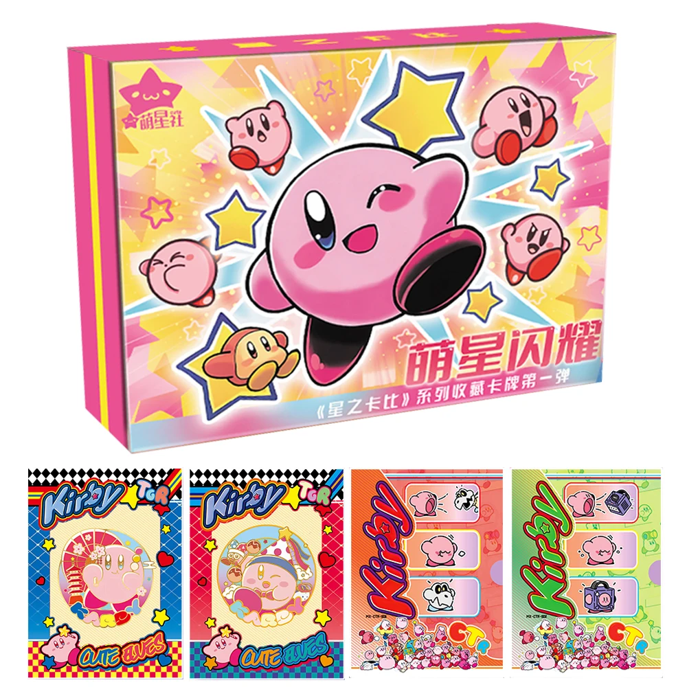 

Original Kirby Card For Children Action Adventure Game Irregular Business Card Rare Limited Game Collection Card Christmas Gifts