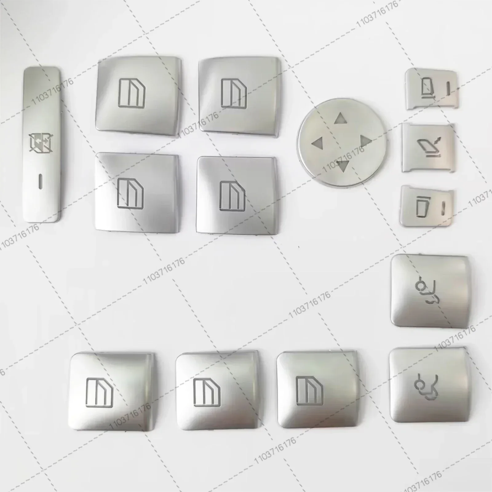 For Mercedes Benz CLA 180 200 GLA 180 200 2013 2014 2015 2016 2017 2018 2019 14x Car  Parts Window Switch Button Repair Stickers