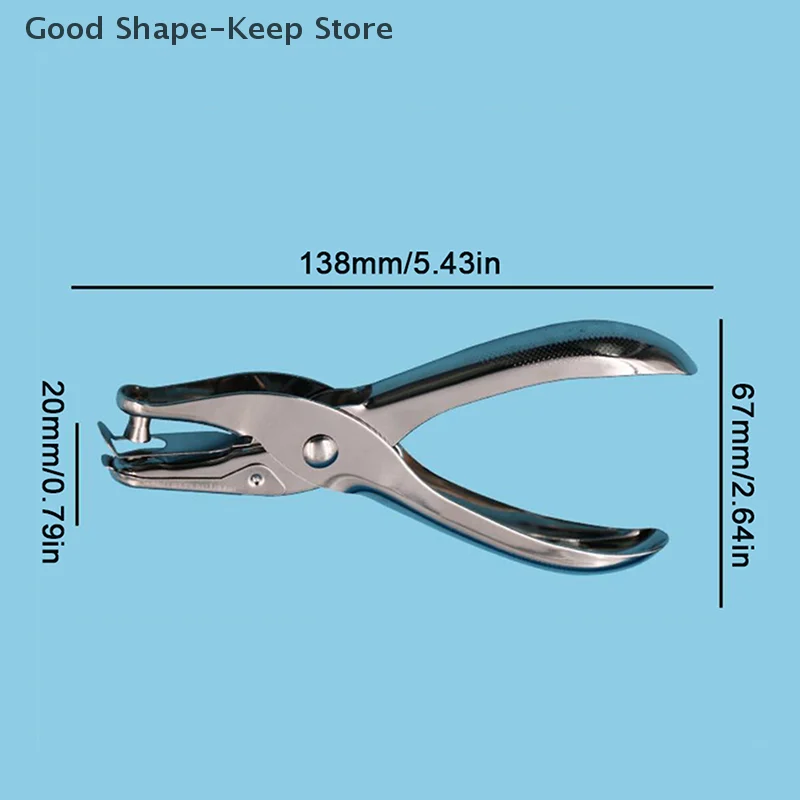 Uroczy dziurkacz ręczny w kształcie koła, wydajność 3-6 mm, do scrapbookingu, papieru, rękodzieła DIY, wykrojnik do kształtowania, perforator.