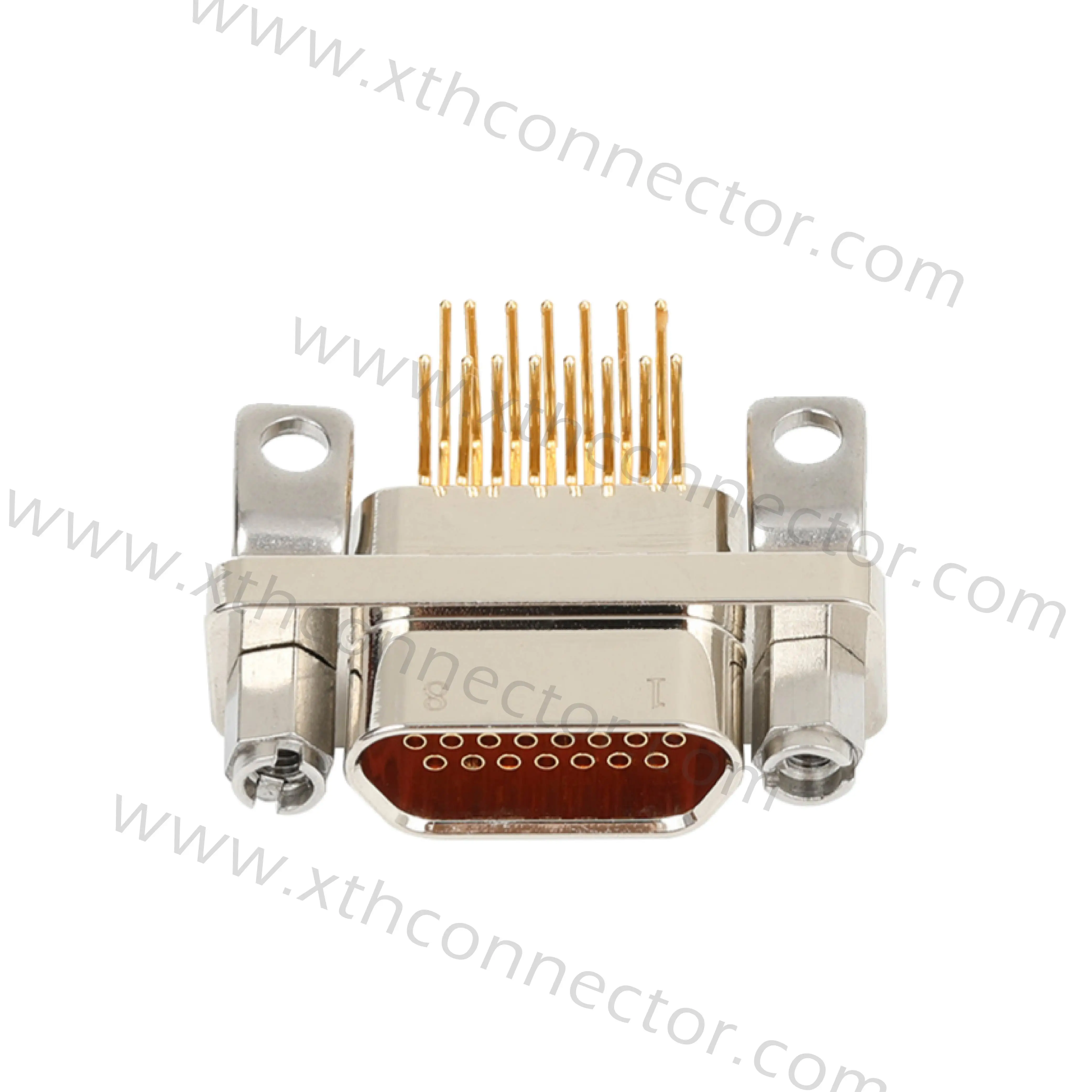 J30J Micro D-type Connector J30J-15TJW-J J30J15ZKW-J Aviation Male Female PCB Connector 90 ° Bend Insertion Circuit Board