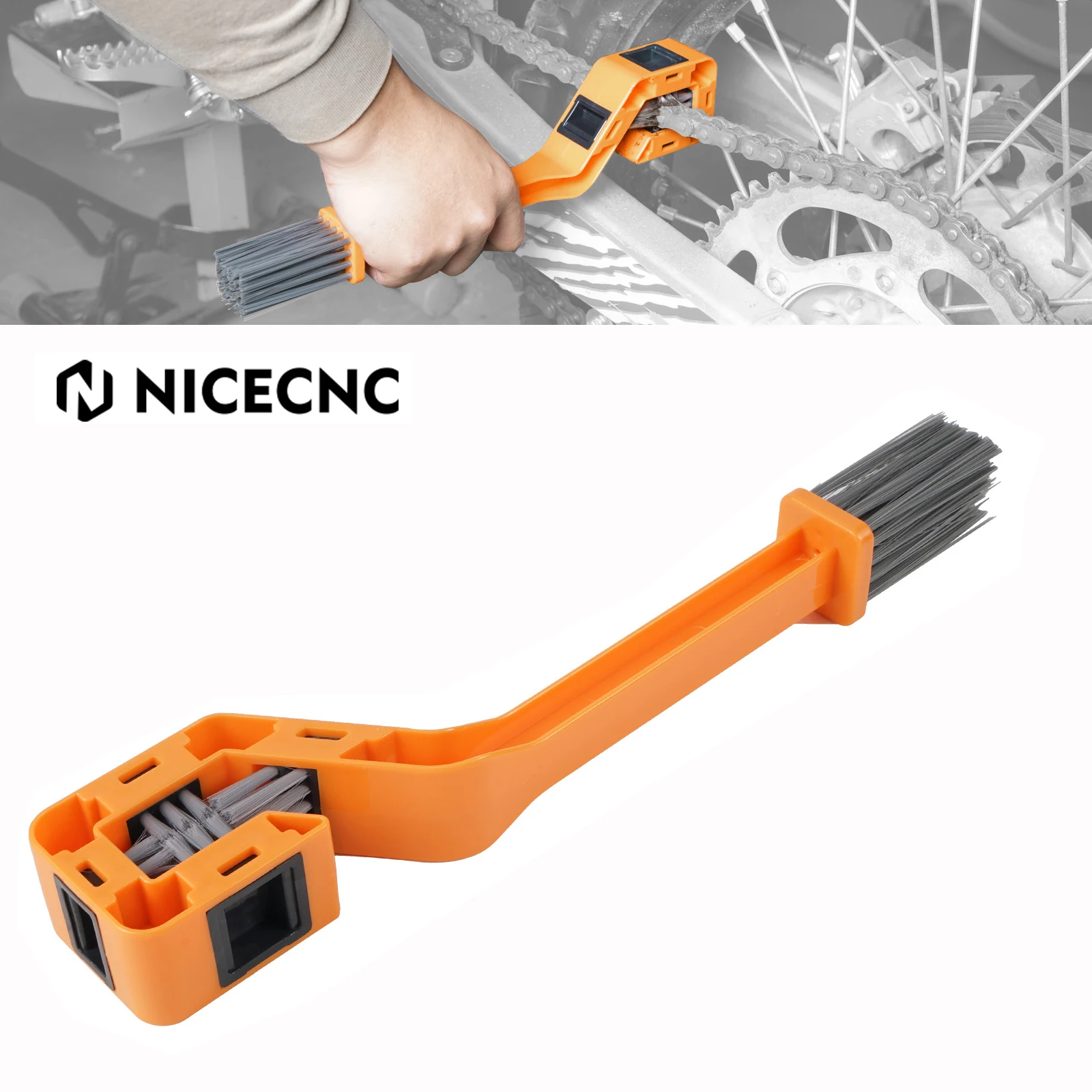 

For KTM EXC 300 Chain Cleaning Brush Gear Wash Scrubber Tool 125 250 350 450 500 530 SX SX-F EXC EXC-F XC XC-F XC-W XCF-W TPI