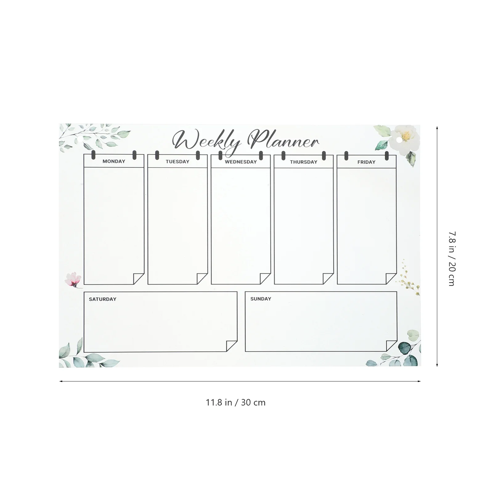 

1 Set Acrylic Memo Clear Reusable Hanging Note For Daily Planner Schedule Organizer Erasable Writing Board Portable Desktop