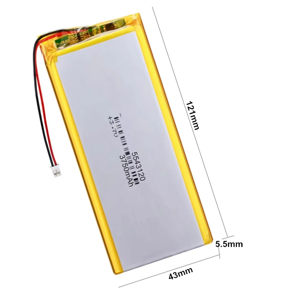 1-10PCS 3.7V 3750Ma…