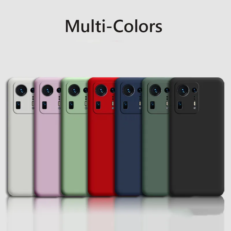 For Xiaomi Mi Mix 4 Case Liquid Silicone Soft Camera Protection Cover On For Xiomi Xiaomi Mi Mix 4 Mix4 Phone Case