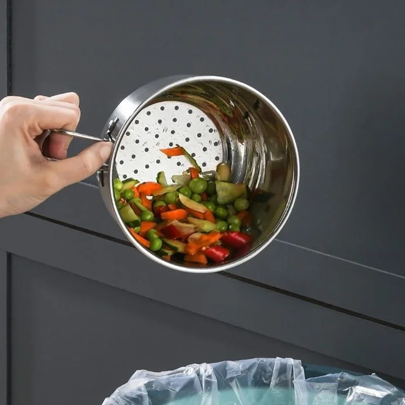 Crépine de vidange d'évier en acier inoxydable, panier multifonction de cuisine, collecteur de nourriture, passoire de fruits et légumes pour filtre de déchets de cuisine