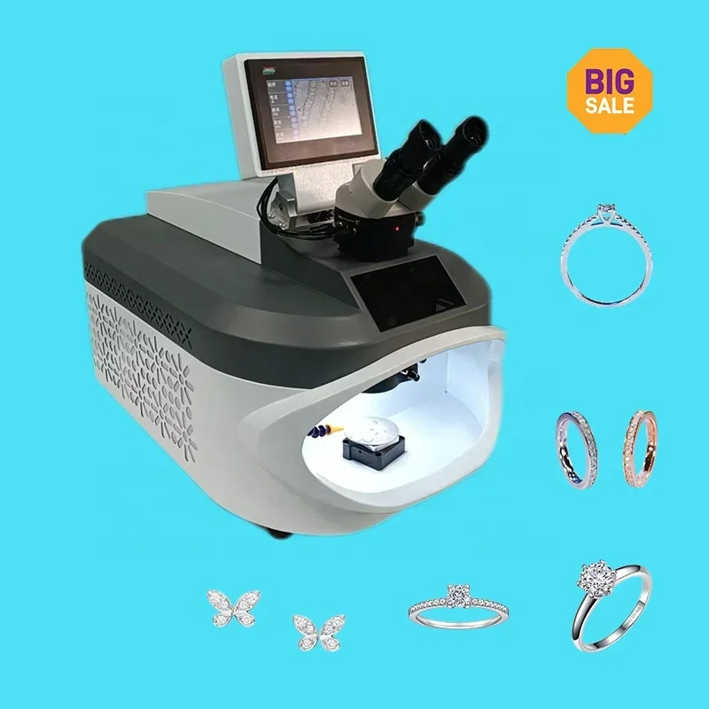 New Design 100W 200W Jewelry Spot Laser Welding Machine Laser Spot Welder For Gold Silver Ring Jewelry Tool In China