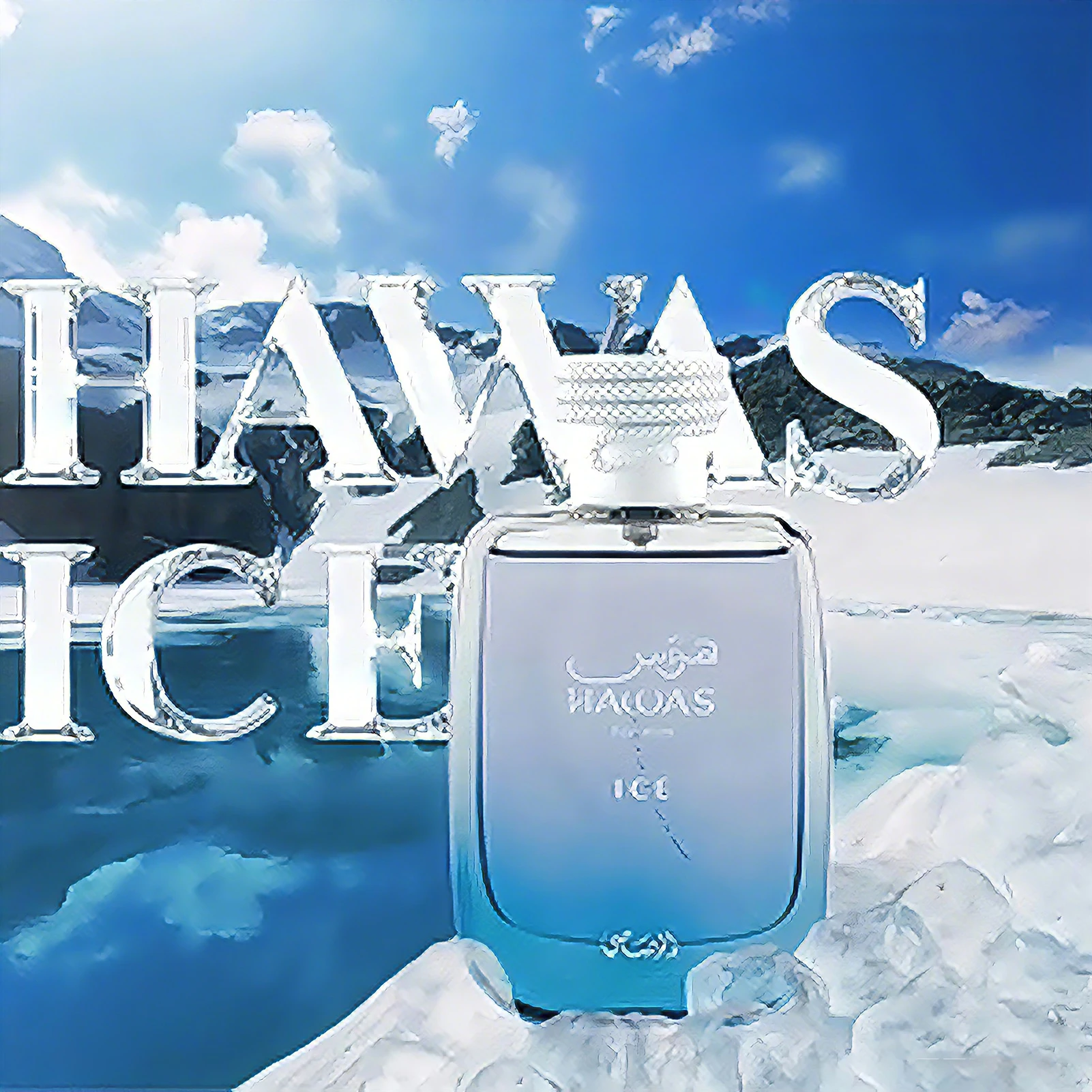 

RASASI Hawas Ice for Men Eau de Parfum, 100ml(3.38 Oz), Premium Arabian Fragrance