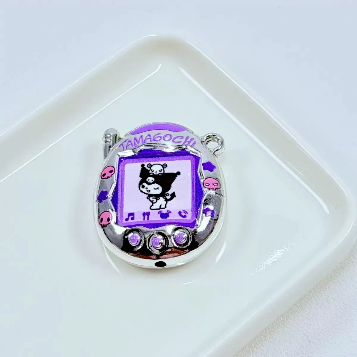 New Hello Kitty Kuromi My Melody Cinnamoroll Pompompurin Pochacco Sanrio Kawaii Cartoon Bag Charm Keychain Couple Best Friend ﻿