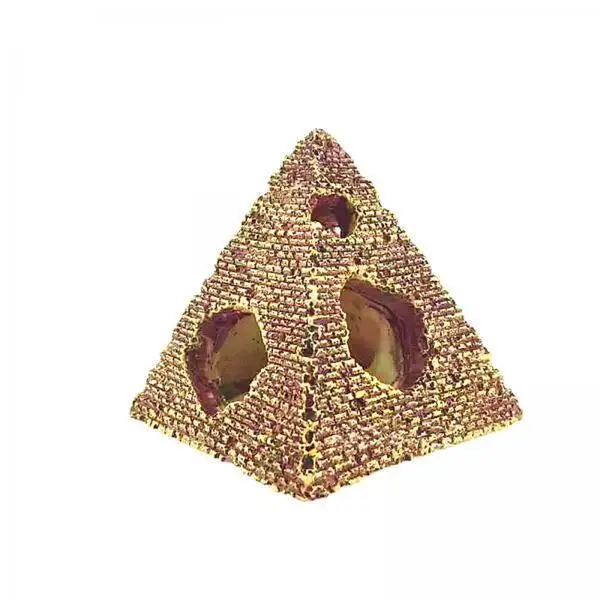 Egyptian Pyramid Resin Aquarium Decoration Fish Cave Hideaway Artificial Castle Landscape Ornament for Aquarium and Fish Bowls