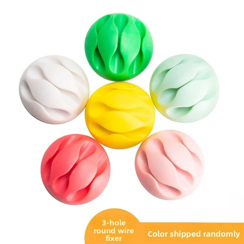 

Newest Cable Organizer, 3-Slot Silicone Cable Clips, Self-Adhesive Cord Holders for Desk, Mouse & USB Cable Management