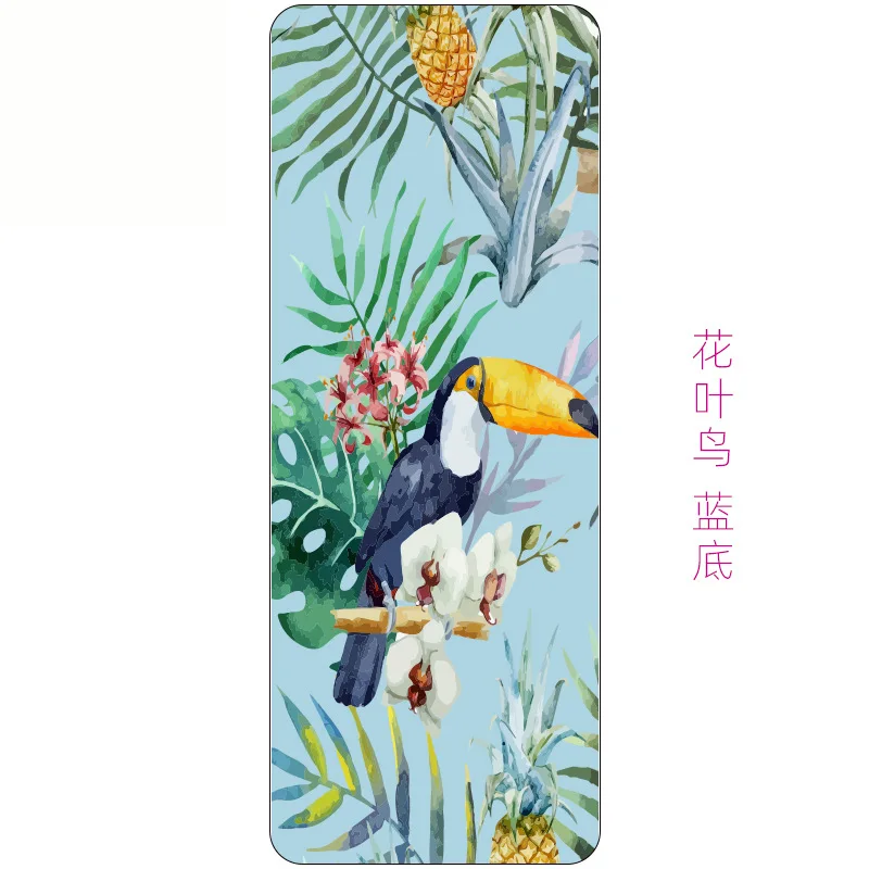 Zen Rhyme 1mm Natural Rubber Suede Yoga Mat Foldable Portable Anti-Slip Drape Gym Meditation Fitness Workout Gymnastics