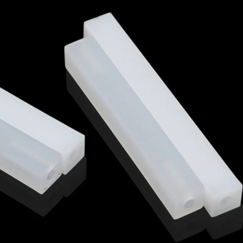10pcs/lot White Plastic Square Column Support Pillar Model Toy Support Material 5x5mm Install Chassis Bracket