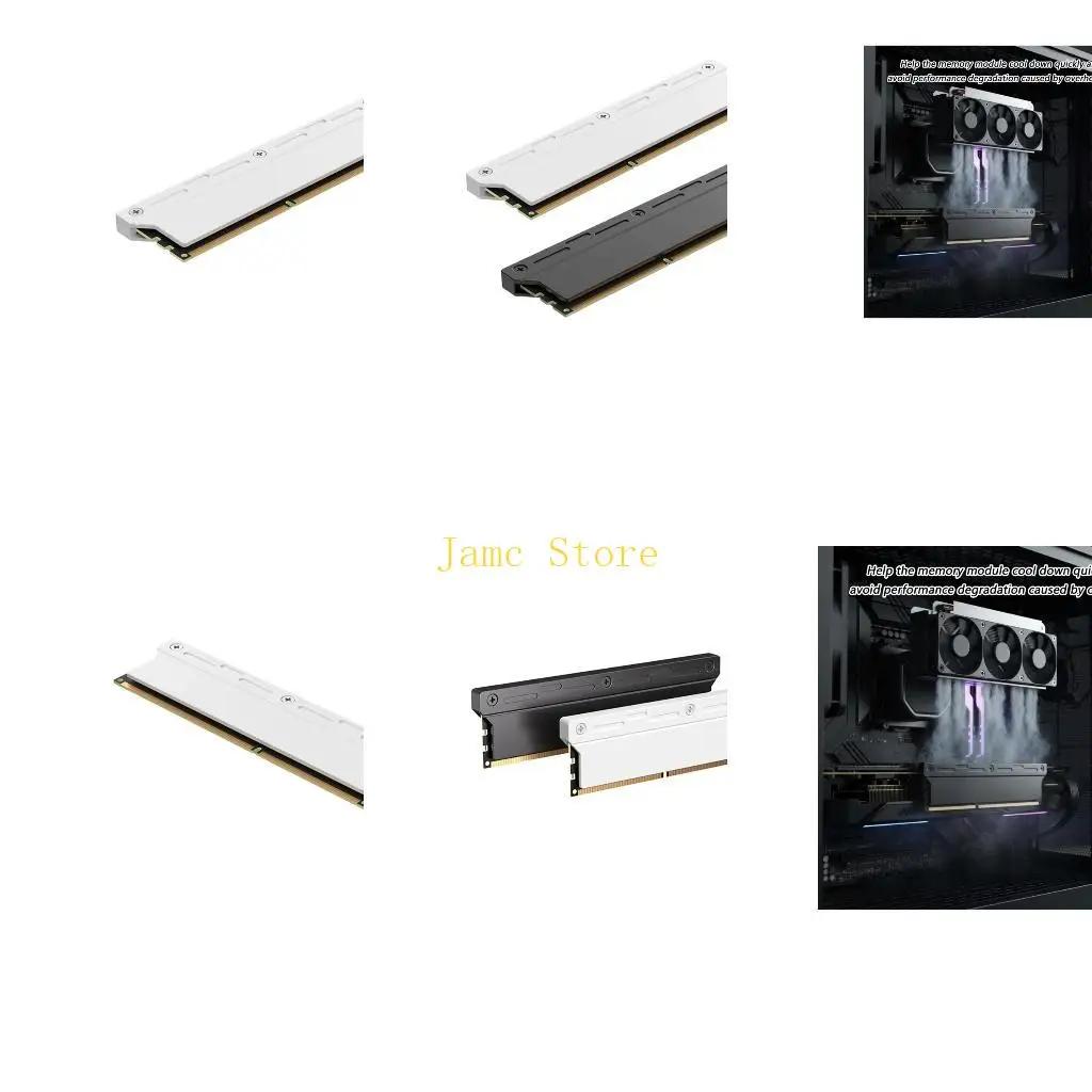 

LX0B Aluminum Memory Heatsink Thermal Cooling Solution for DDR5 DDR4 DDR3