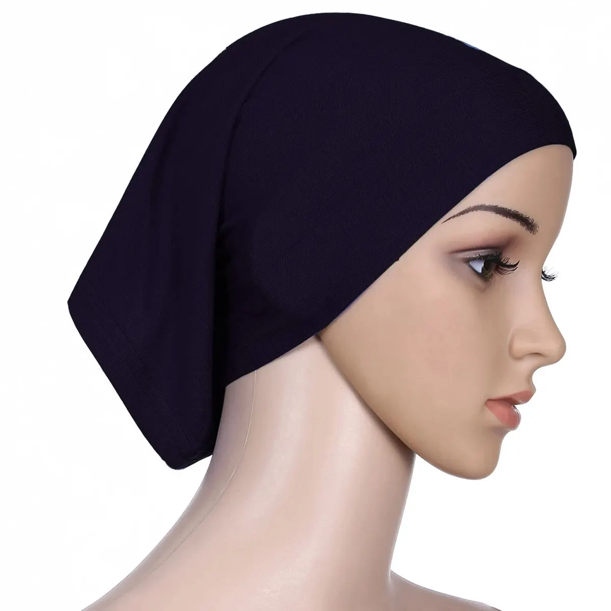 Modal Cotton Undercap Stretchy Hijab Plain Soft Bonnet Muslim Women Elastic Inner Hijabs Turban Islam Underscarf