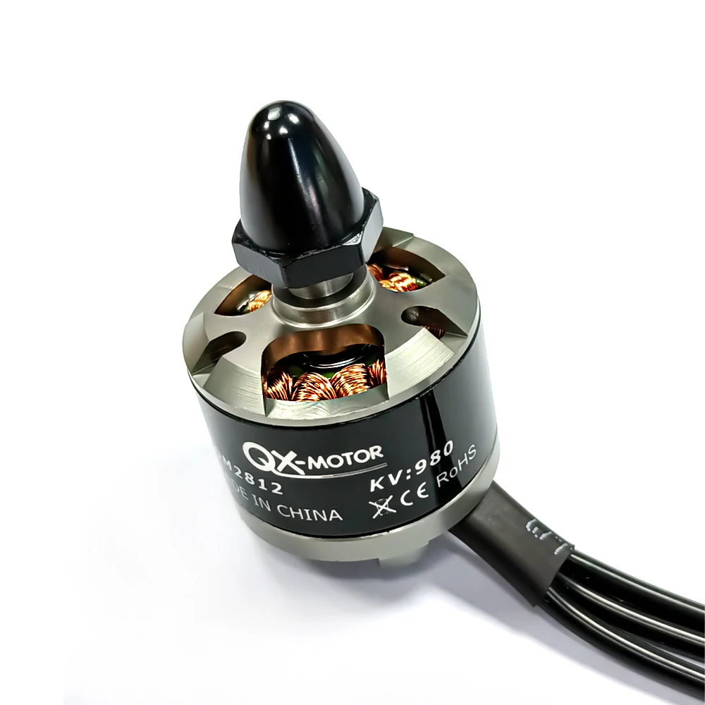 

QX-MOTOR QM2812 (2212) Бесщеточный двигатель 980KV CW CCW для F330 F450 F550 RC Мультироторный вертолет Многотактный дрон Запчасти с неподвижным крылом